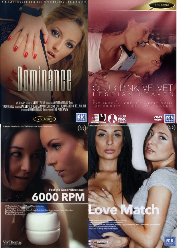 Erotische DVD - Viv Thomas -Set van 10 DVD's - Pack C-Erotiekvoordeel.nl