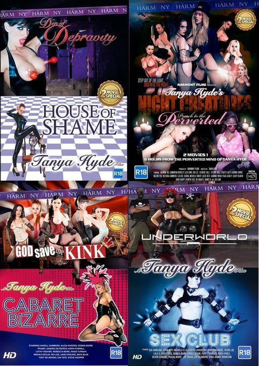 Erotische DVD - Harmony - Set van 9 DVD's - Pack A-Erotiekvoordeel.nl
