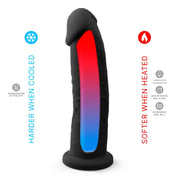 SILEXD - Realistische Dildo - Model 2 - 23 cm - Zwart-Erotiekvoordeel.nl