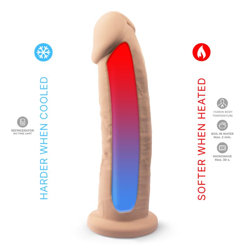 SILEXD - Realistische Dildo - Model 2 - 23 cm - Lichte Huidskleur-Erotiekvoordeel.nl