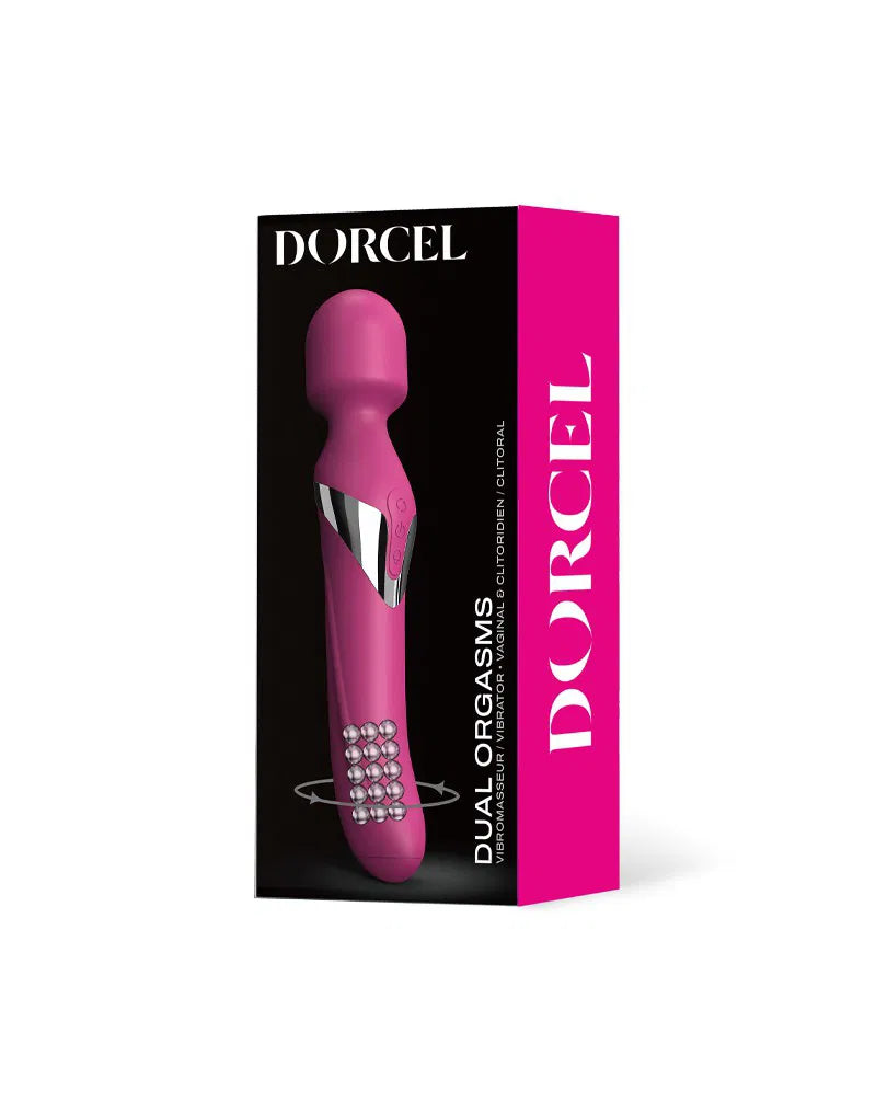 Dorcel - Dual Orgasms - Wand Vibrator - Roterend & Waterdicht
