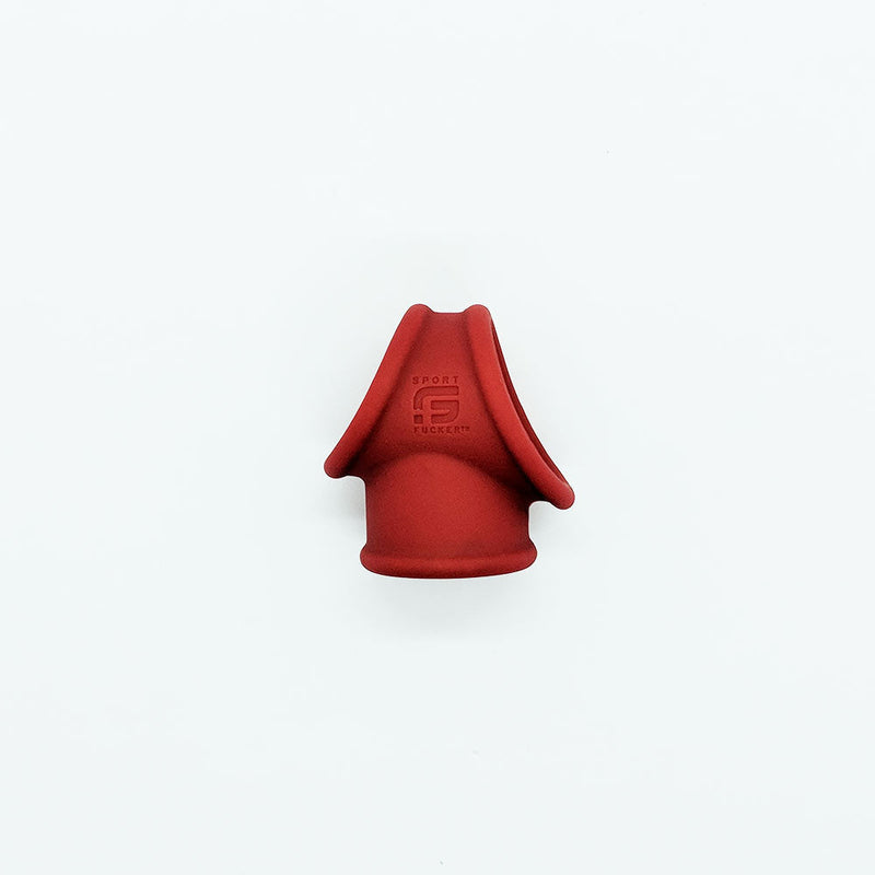 Sport Fucker - Siliconen Cock Tube - Cockring en Ballstretcher - Rood-Erotiekvoordeel.nl