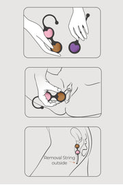 Adrien Lastic - Harmony Stones - Vaginale Balletjes - Kristallen - 6 stuks-Erotiekvoordeel.nl