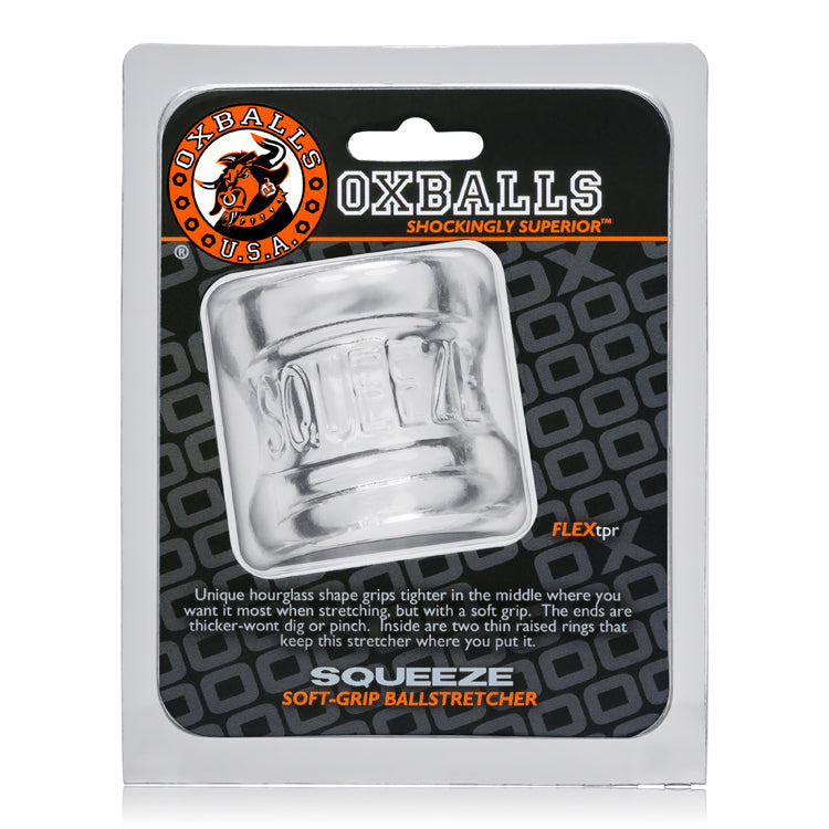 Oxballs - Squeeze - Ballstretcher - Transparant-Erotiekvoordeel.nl