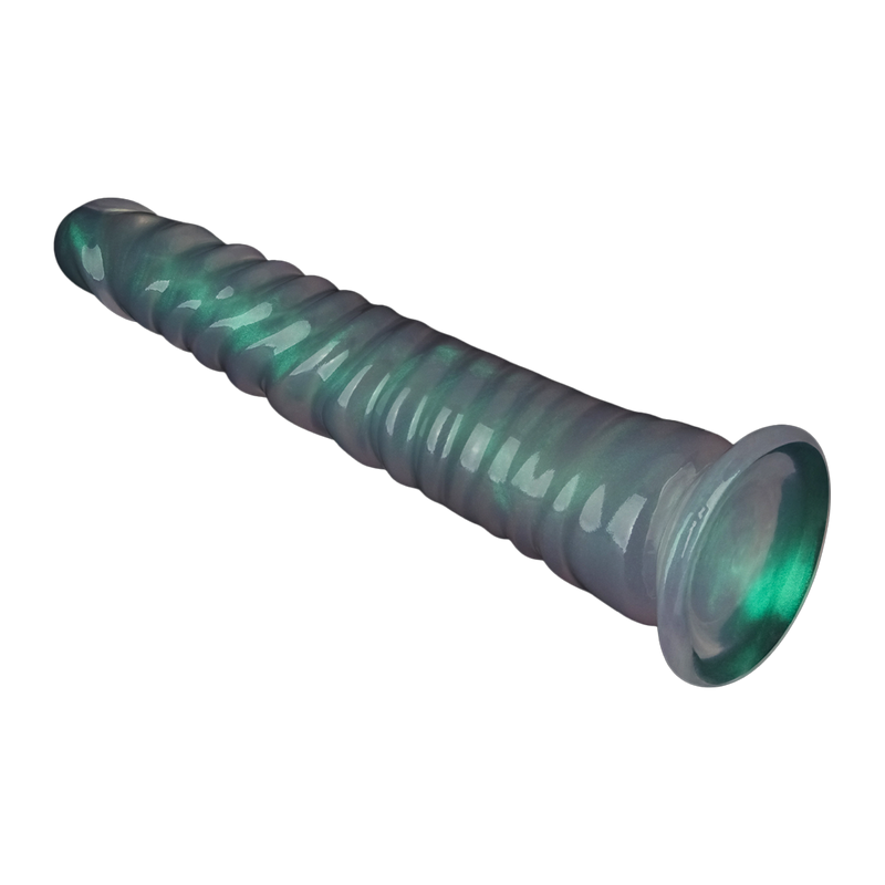 LoveToy - Opal Pearl Sheen - Gote Dildo - 32,5 cm – Groen-Erotiekvoordeel.nl