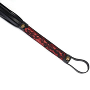 Liebe Seele - Victorian Garden - Kleine Flogger - Vegan Vriendelijk - Rood/Zwart-Erotiekvoordeel.nl