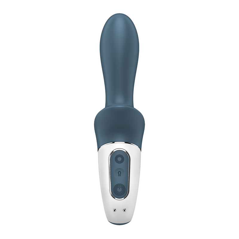Satisfyer - Air Pump Booty 2 - Opblaasbare Anaal Vibrator - Grijs-Erotiekvoordeel.nl