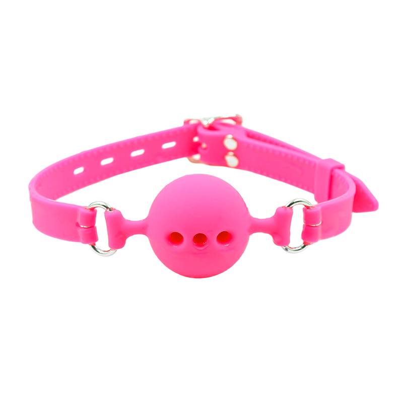 Smart Moves - Silicone Ball Gag - Roze-Erotiekvoordeel.nl