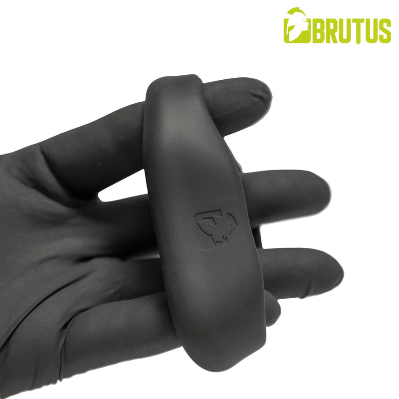 Brutus - Cocklifter - Superzachte Siliconen Cockring - Zwart-Erotiekvoordeel.nl