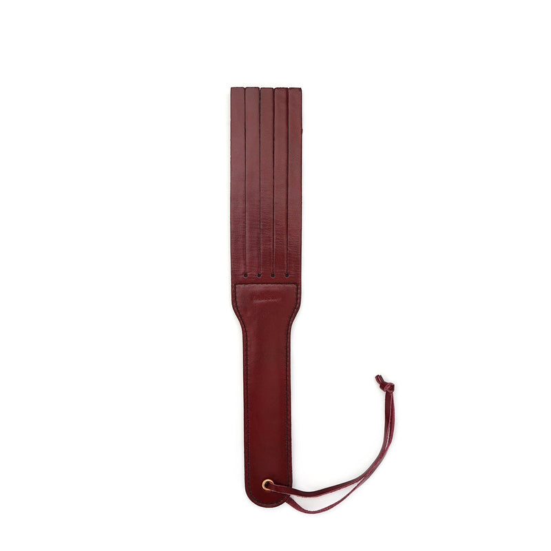 Liebe Seele - Wine Red - Leren Paddle - Dubbele Strafriem - Exclusief En Luxe ontwerp - Import uit Japan - Wijnrood-Erotiekvoordeel.nl