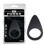 Chisa - GK Power - Party Hat Cockring - Siliconen - Zwart-Erotiekvoordeel.nl