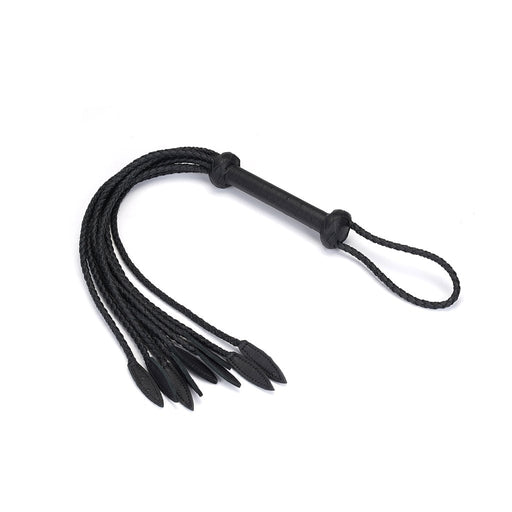 Liebe Seele - Demon's Kiss Gevlochten Cat O Nine Zweep/Flogger - Luxe En exclusief ontwerp - Zwart-Erotiekvoordeel.nl