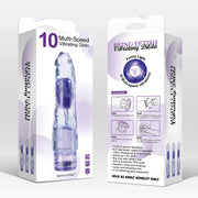 Being Fetish - Multi-Speed Vibrerende Dildo - Paars-Erotiekvoordeel.nl