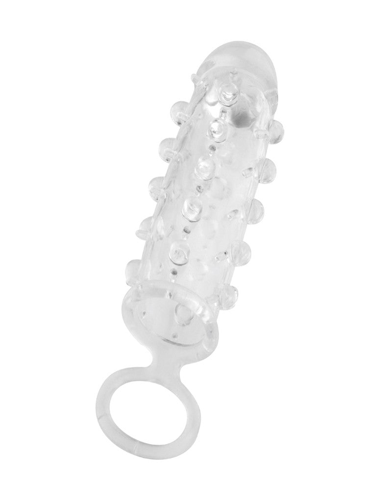 Dorcel - Mr. Orgasm Elastische Penis Sleeve Met Noppen - Transparant-Erotiekvoordeel.nl