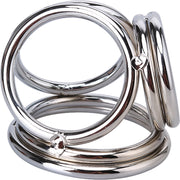 Fixxx Triple Cockring – Krachtige RVS Ondersteuning voor Maximale Stimulatie-Erotiekvoordeel.nl