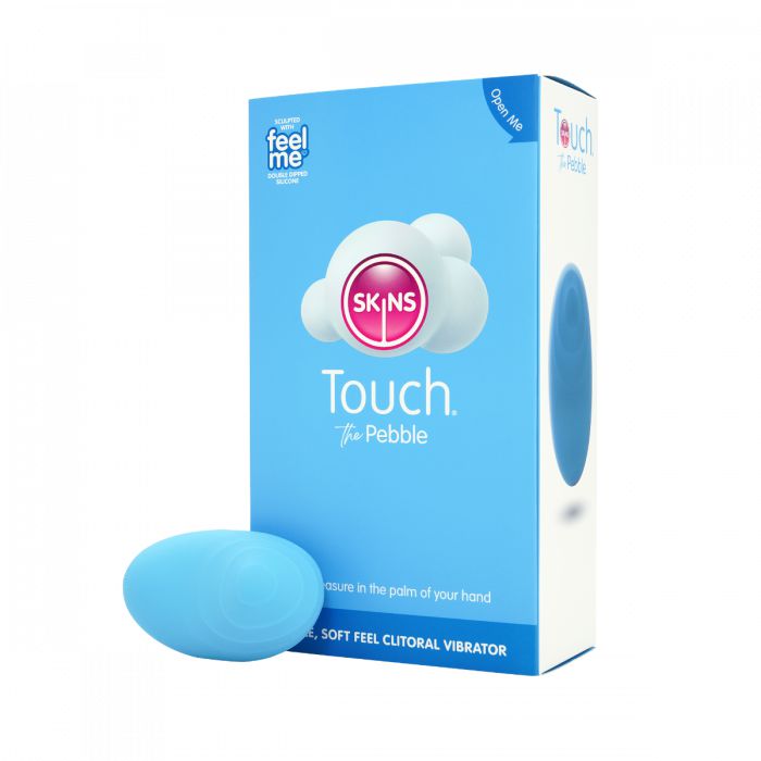 Skins - Touch The Pebble - Clitoris Vibrator - Blauw-Erotiekvoordeel.nl