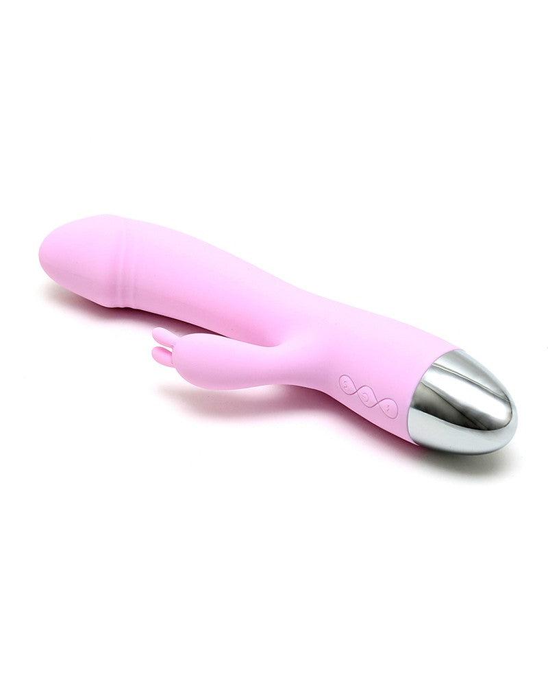 Leten - Faye 3 - Rabbit Vibrator - Siliconen - Roze-Erotiekvoordeel.nl