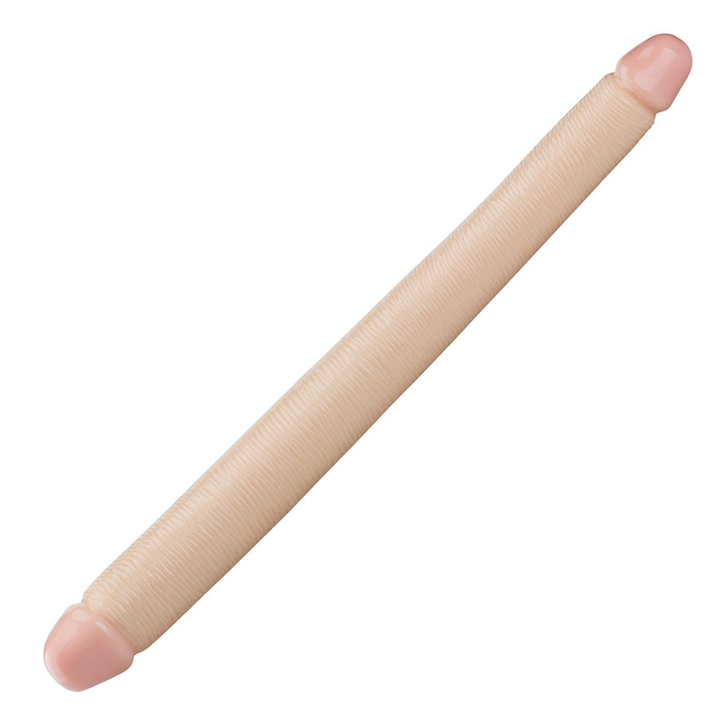 Being Fetish - PVC Dubbele Realistische Dildo 48,5 cm – Lichte Huidskleur-Erotiekvoordeel.nl