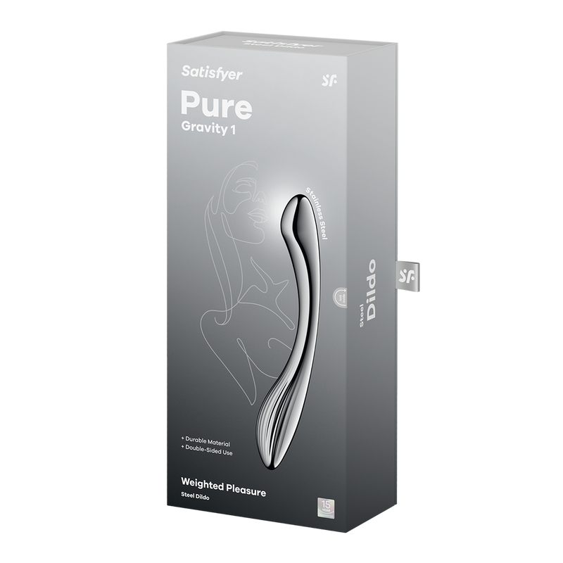 Satisfyer - Pure Gravity 1 - RVS Dildo-Erotiekvoordeel.nl