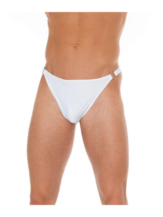 Amorable - Erotische Herenstring Wit - One Size - Met Twee Gespjes-Erotiekvoordeel.nl