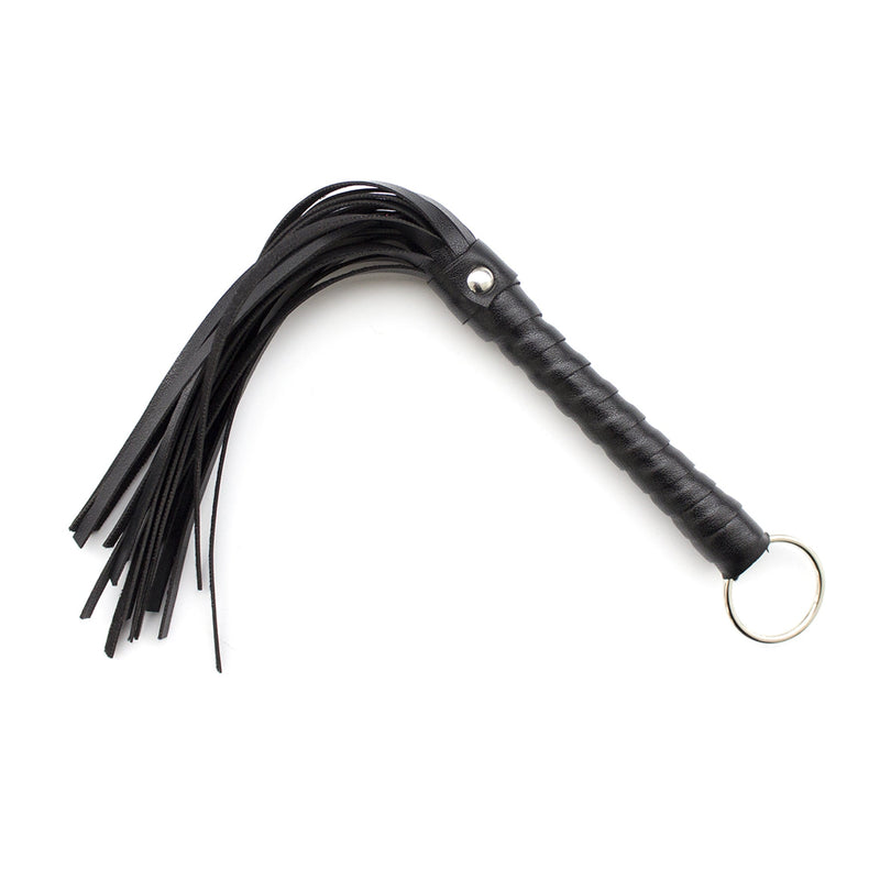 Smart Moves - Mini Flogger - PVC - 28 cm - Zwart-Erotiekvoordeel.nl