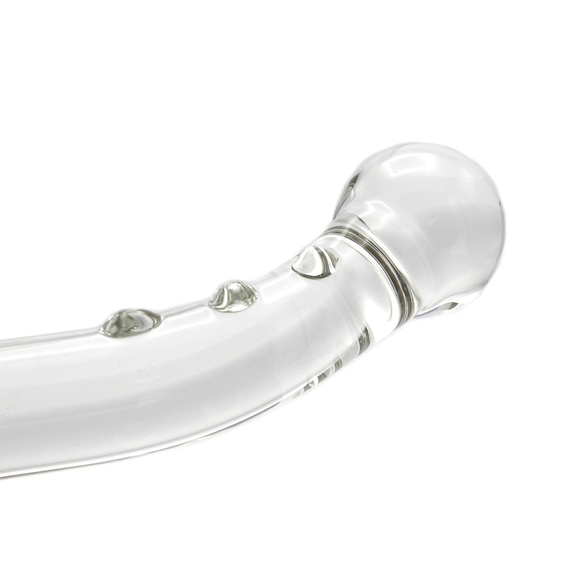 Kiotos Glass - Duo Glazen Dildo - Transparant-Erotiekvoordeel.nl