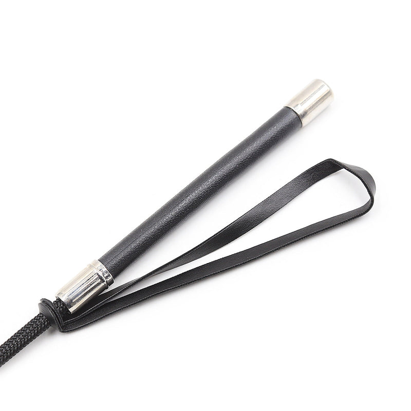 Smart Moves - Paardrijzweepje - Hartvormige Flap - 56 cm - Zwart-Erotiekvoordeel.nl