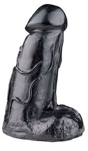 Gangbangster - Super Devon - Dildo - 17 x 9 cm - PVC - Zwart-Erotiekvoordeel.nl