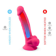 SILEXD - Realistische Dildo - Model 1 - 20 cm - Roze-Erotiekvoordeel.nl
