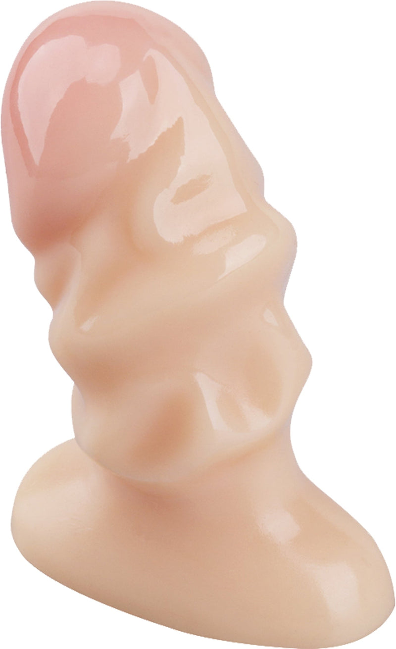 Being Fetish - PVC Dildo - 10 cm – Lichte Huidskleur-Erotiekvoordeel.nl