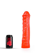 All Red - Dildo 31 x 6,5 cm - Rood-Erotiekvoordeel.nl