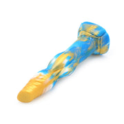 Kiotos Monstar - Dildo Beast 19 - 25 x 6 cm - Goud/Blauw/Wit-Erotiekvoordeel.nl