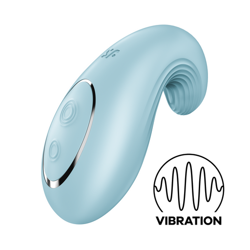 Satisfyer - Dipping Delight - Clitoris Vibrator - Lichtblauw-Erotiekvoordeel.nl