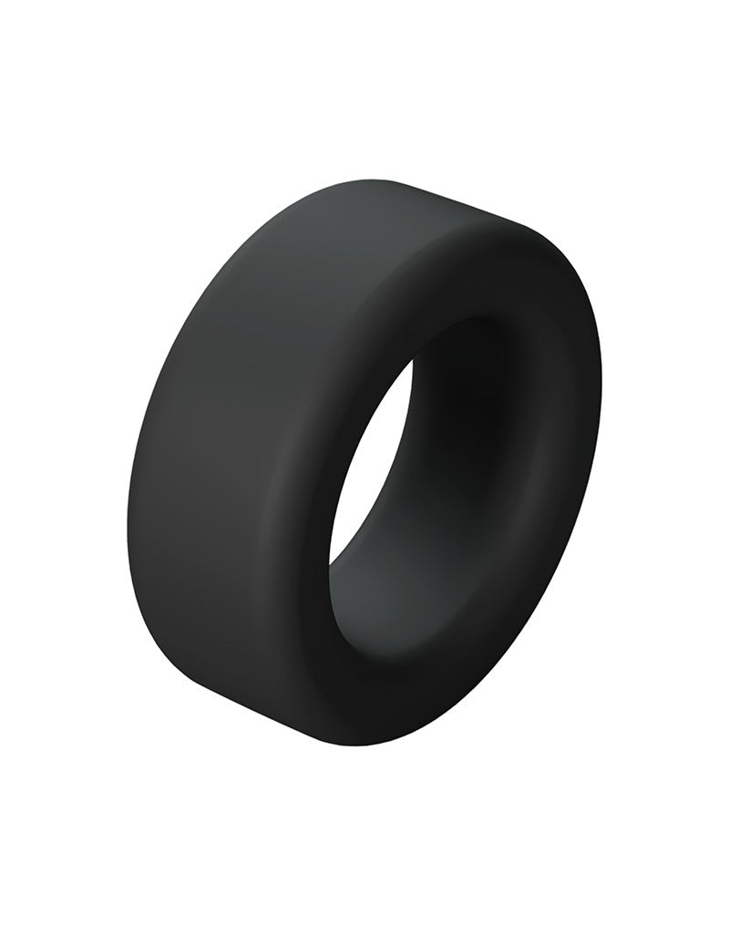 Love to Love - Cool Ring - Klassieke Siliconen Cockring - Zwart-Erotiekvoordeel.nl