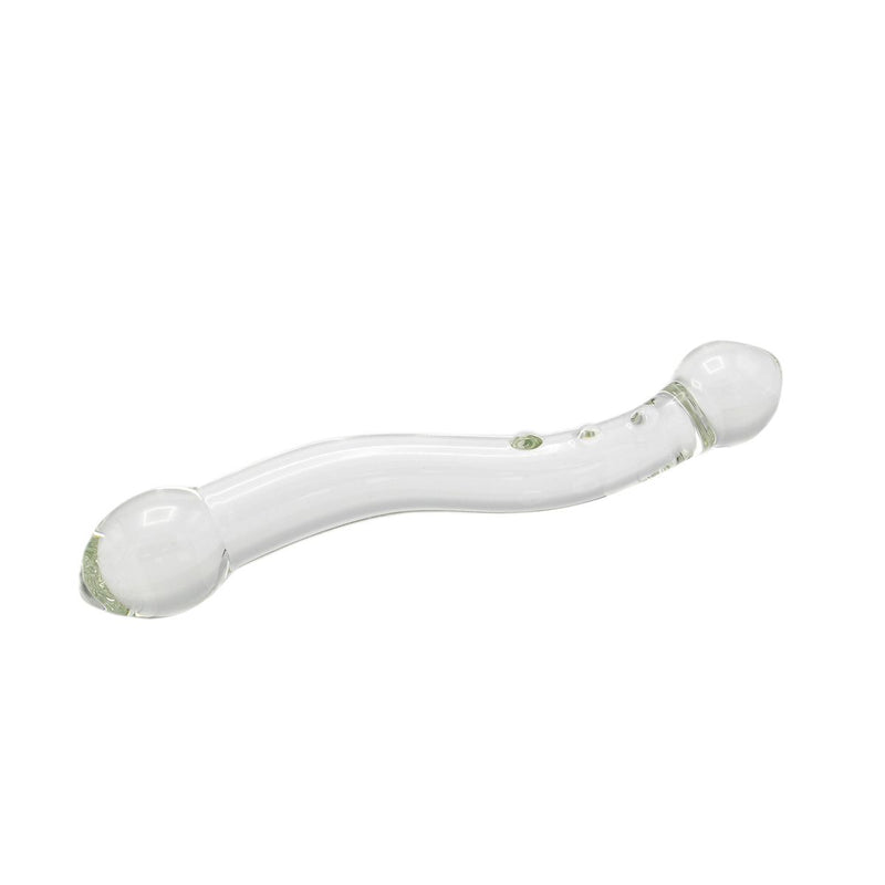 Kiotos Glass - Duo Glazen Dildo - Transparant-Erotiekvoordeel.nl