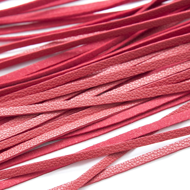 Smart Moves - Stud Flogger - PU Leer - 63 cm - Rood-Erotiekvoordeel.nl