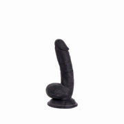 Kiotos Cox - Dildo 18,5 x 3,5 cm - Zwart-Erotiekvoordeel.nl