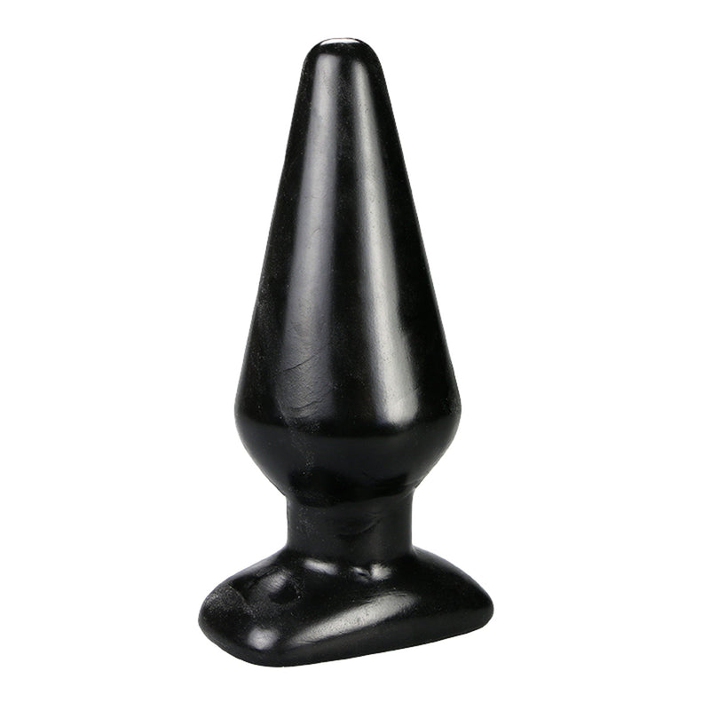 Being Fetish - Klassieke Anaalplug - PVC - Zwart - Diameter 60 mm-Erotiekvoordeel.nl