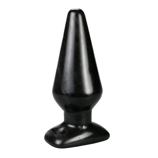 Being Fetish - Klassieke Anaalplug - PVC - Zwart - Diameter 60 mm-Erotiekvoordeel.nl