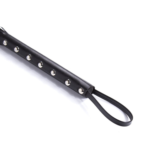 Smart Moves - Studded Flogger - 60 cm - Zwart-Erotiekvoordeel.nl