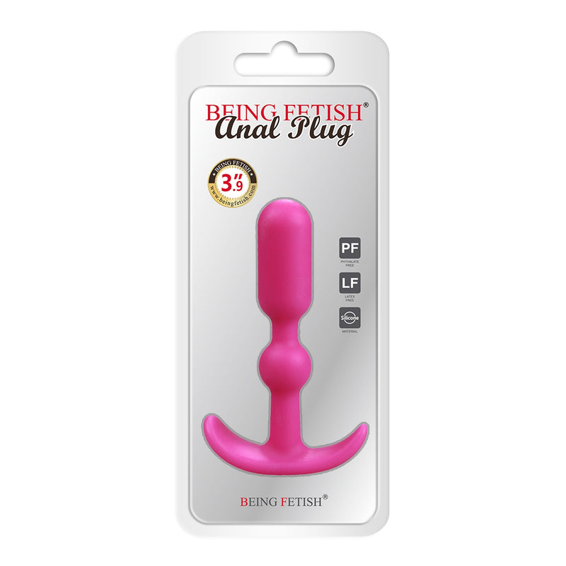 Being Fetish - Anaal Plug 10 x 2,8 cm – Roze-Erotiekvoordeel.nl