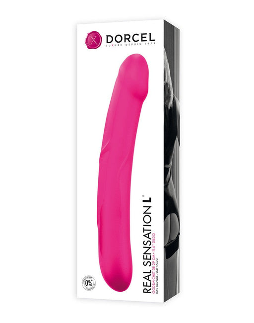 Dorcel - Real Sensation L - Klassieke Dildo - Roze-Erotiekvoordeel.nl