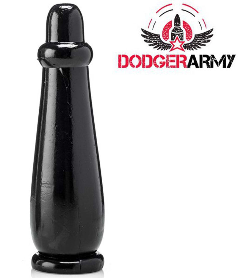 Gangbangster - Milan - Dildo - 26 x 7,6 cm - PVC - Zwart-Erotiekvoordeel.nl
