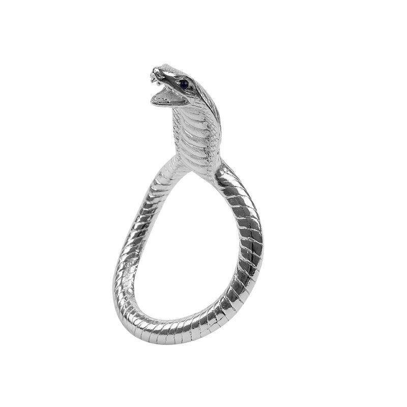 Fixxx - Cobra Head Cockring - Zilver - Binnendiameter 50 mm-Erotiekvoordeel.nl