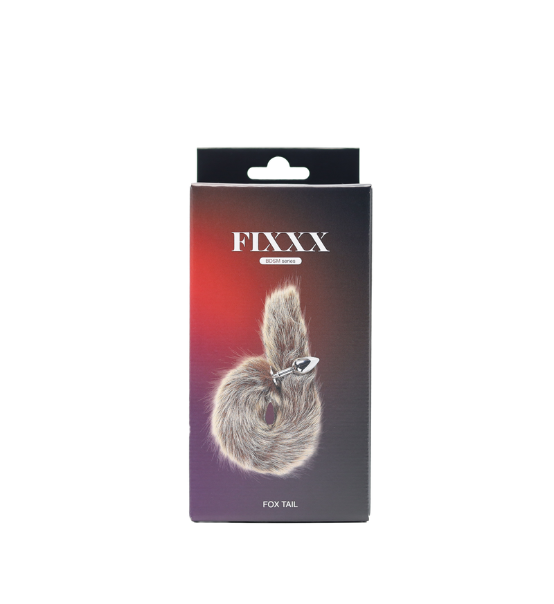 Fixxx - Buttplug met Vossenstaart - Bruin-Erotiekvoordeel.nl