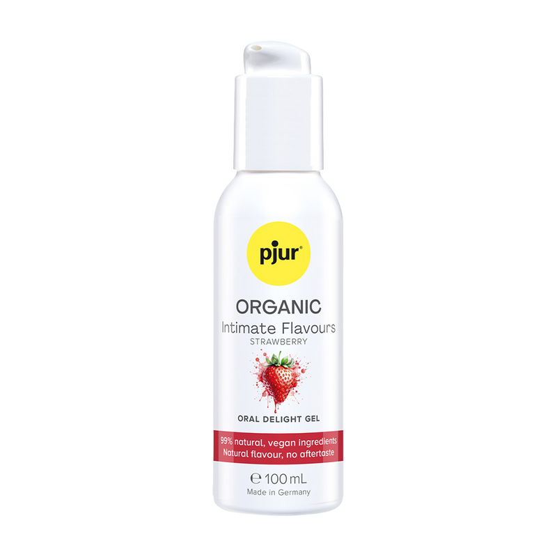 pjur - ORGANIC - Intimate Flavours - Oral Delight Gel - Aardbei - 100 ml