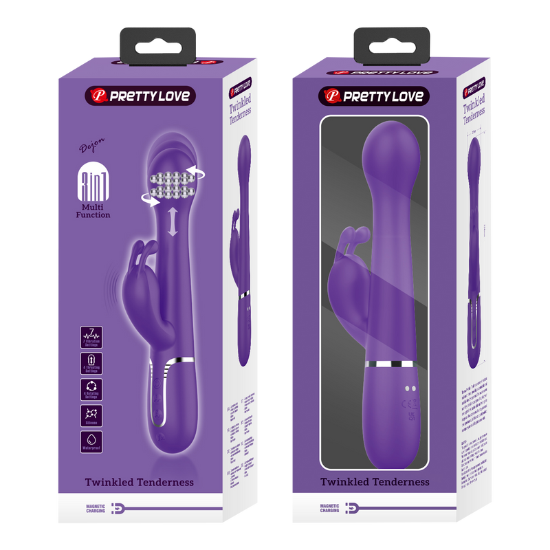 Pretty Love - Dejon - Rabbit Vibrator - Paars-Erotiekvoordeel.nl