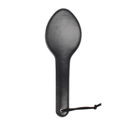Smart Moves - Lepelvormige Paddle - 31 cm - PU Leer - Zwart-Erotiekvoordeel.nl