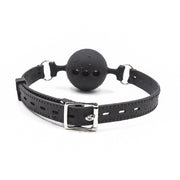 Smart Moves - Ball Gag met Ademgaten - Maat M - Zwart-Erotiekvoordeel.nl