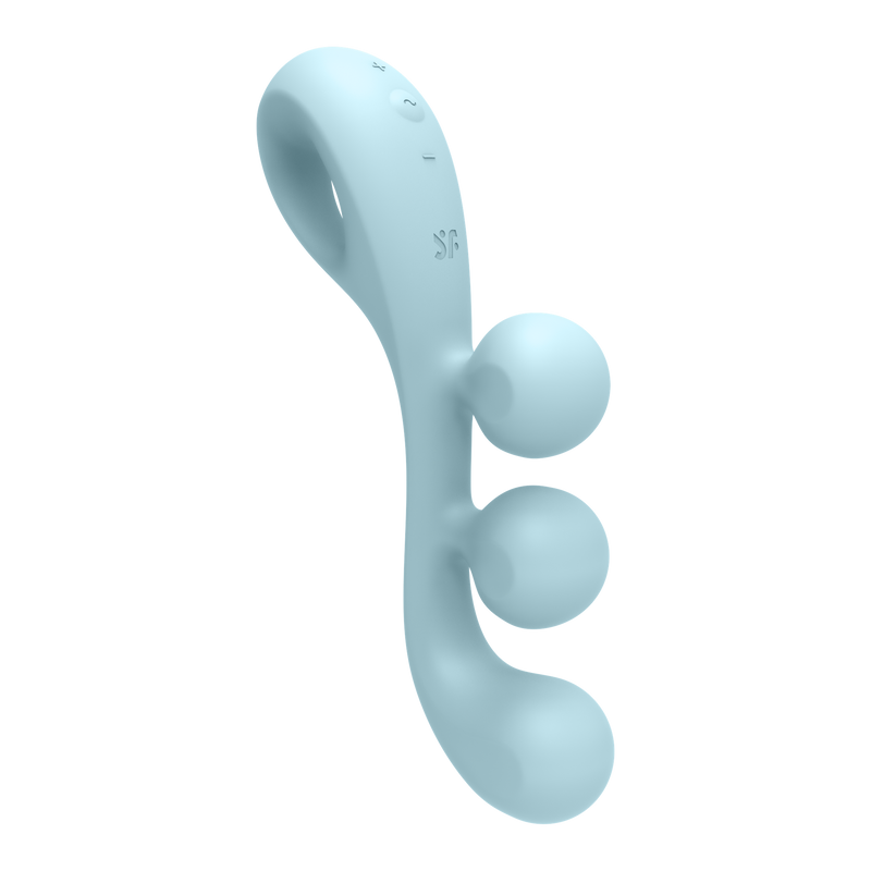 Satisfyer - Tri Ball 2 - Vibrator met 3 Motoren - Lichtblauw-Erotiekvoordeel.nl
